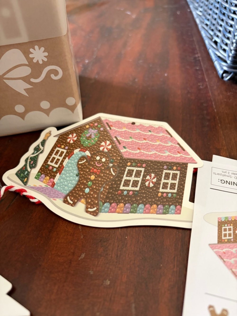 Crafty creations Christmas Gingerbread house diamond painting kit